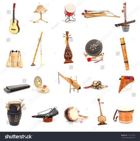 Set Traditional Folklore Musics Stock Photo 115714753 | Shutterstock