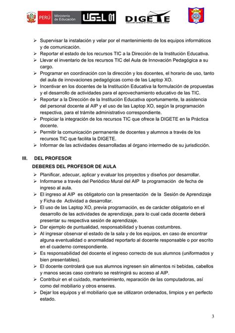 Reglamento Interno Aip Pda PDF