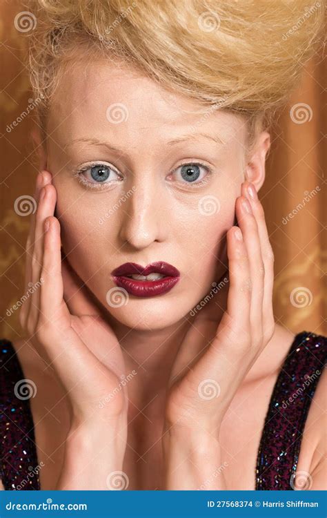 Blonde Stock Photo Image Of Skinny Head Gorgeous Pale