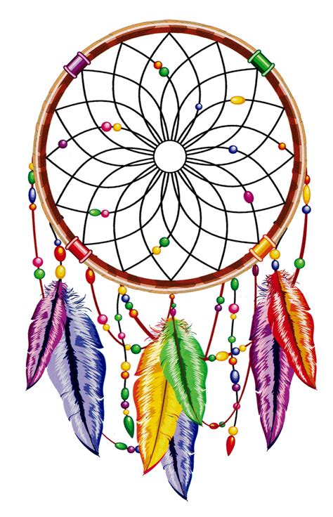 Dreamcatcher With Rainbow Feathers Bumper Sticker Decal Peace