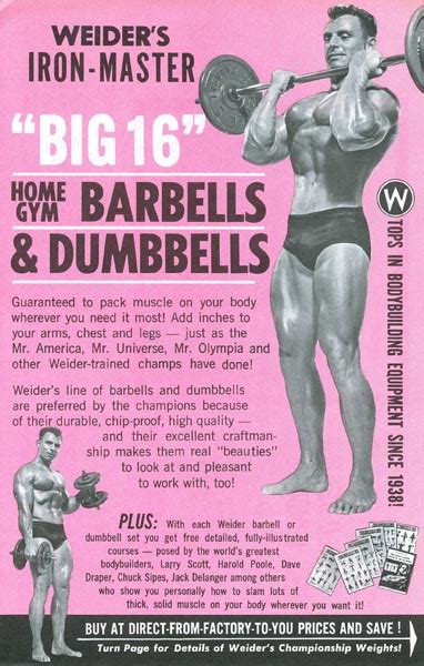 Vintage Mail Order Joe Weider