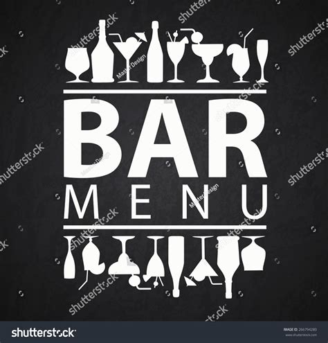 Restaurant Menu Design Stock Vector Royalty Free 266794280 Shutterstock