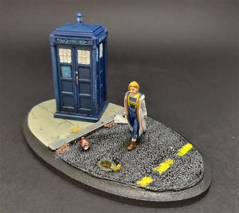 The 13th Doctor And Her Tardis Creative