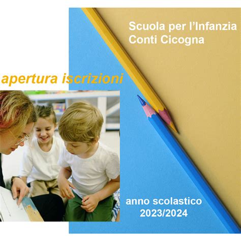 Scuola Dellinfanzia Al Via Le Iscrizioni Per Anno Scolastico 2023