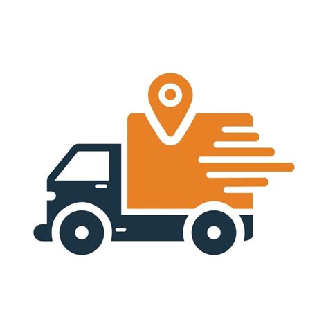 Premium Vector Truck Delivery Icon Simple Color Vector