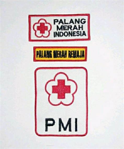 LOGO PALANG MERAH REMAJA DAN PALANG MERAH INDONESIA UNTUK SD SMP SMK