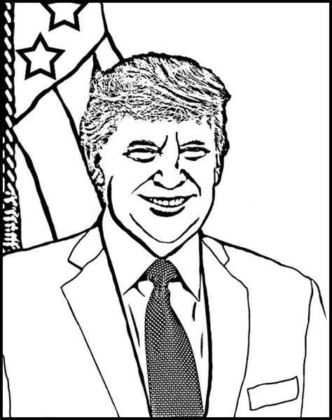 Desenhos De Donald Trump Para Colorir Pintar E Imprimir