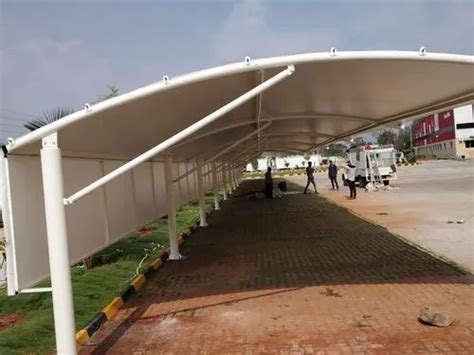 Frp Modular Car Parking Awning Coated At Rs Square Feet In Pune