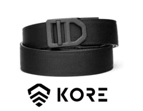 KORE TACTICAL Belt - Black Nylon