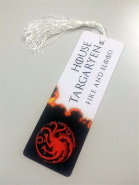 House Targaryen Game Of Thrones Bookmark