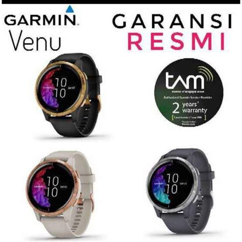 Jual Garmin Venu GPS Wifi Smartwatch Garansi Resmi TAM 2 Tahun