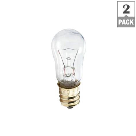 Philips 6-Watt 12-Volt Incandescent S6 Candelabra Base Indicator Light ...