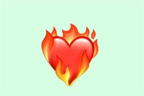 Qué significa el emoji del corazón en llamas en WhatsApp