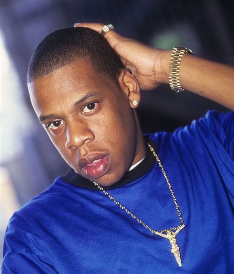 Jay-Z appears in a portrait taken at the Roc-A-Fella Records offices on June, 10, 1996 in New ...