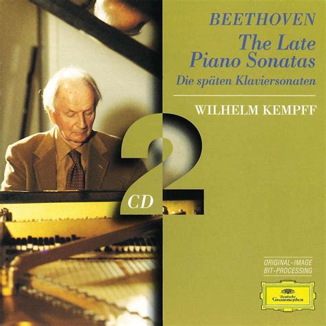 The Late Piano Sonatas Wilhelm Kempff De Beethoven Ludwig Van CD X