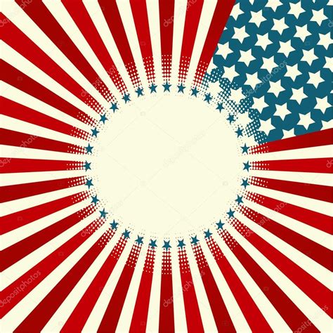 A patriotic background for Fourth of July Stock Vector Image by ...