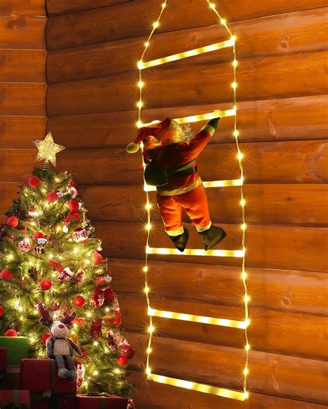 Amazon Joedoes Christmas Decorations Led Ladder Lights With