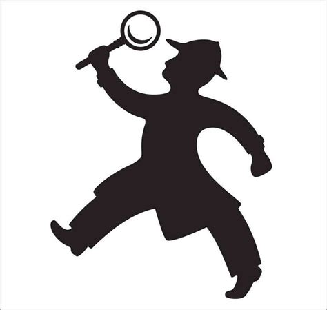 Detective Silhouette Clipart | Free download on ClipArtMag