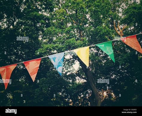 Colourful Bunting Hi Res Stock Photography And Images Alamy