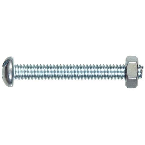 Hillman 1/4" -20 Machine Screw with Nut - 7731 | Blain's Farm & Fleet