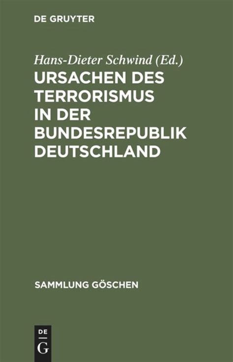 Ursachen Des Terrorismus In Der Bundesrepublik Deutschland