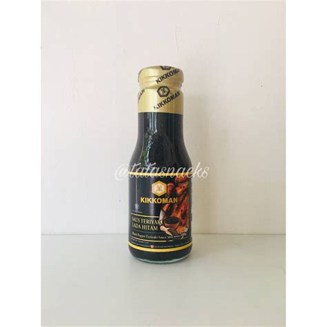 Jual Kikkoman Black Pepper Teriyaki Sauce Saus Teriyaki Lada Hitam