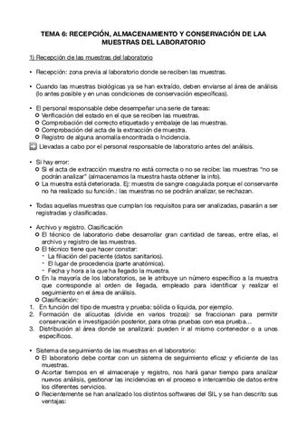 Tema Gesti N De Muestras Pdf