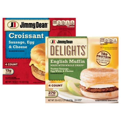 Jimmy Dean® Breakfast Sandwiches Food My Commissary My Military