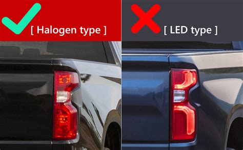 2019 2022 Chevy Silverado 1500 Tail Light Set