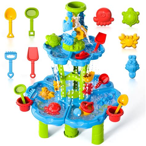 Lucky Doug Water Table For Toddlers 2 3 4 5 2 Tier Sand Beach Water