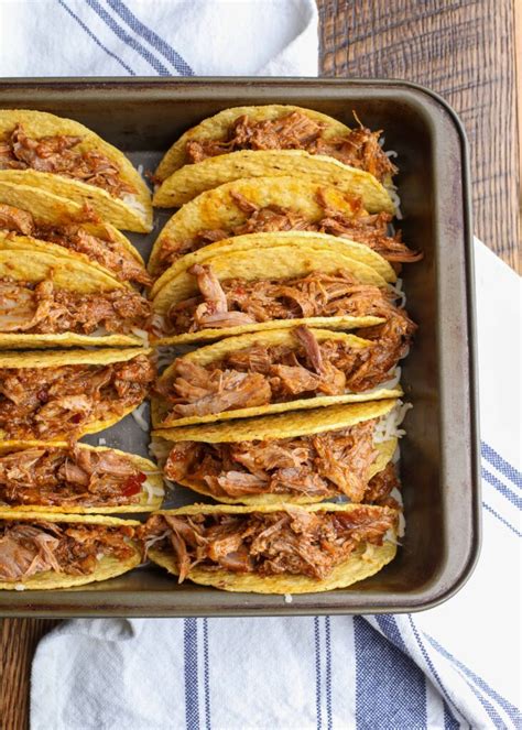 Pulled Pork Tacos - Barefeet in the Kitchen