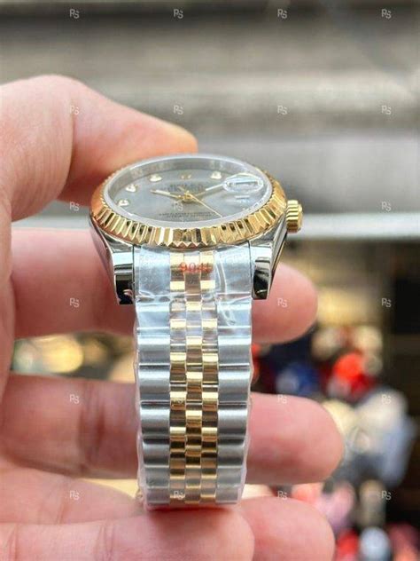 ROLEX Datejust 36MM Gri Kadran Two Tone Kordon Kadın Saati