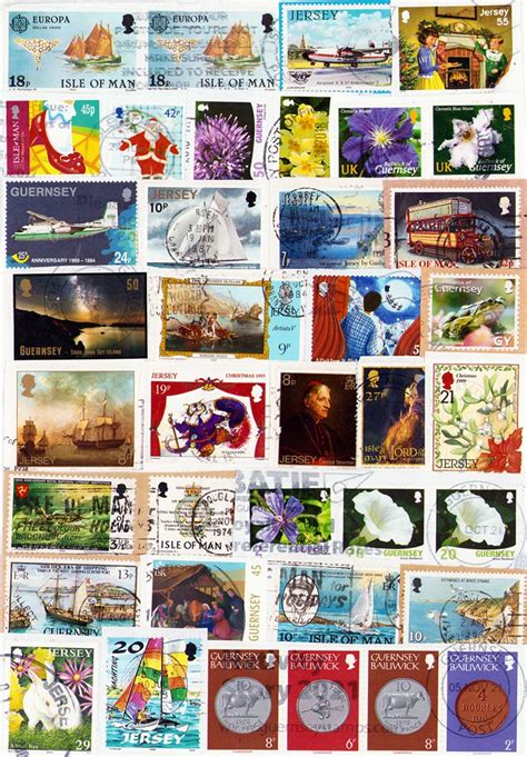 Achetez Îles Britanniques Timbres au kilo 200 gr