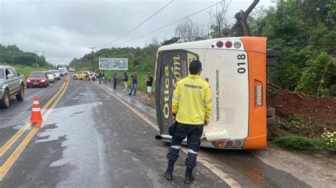 Micro ônibus Tomba E Deixa Seis Pessoas Feridas Na Br 316 Em Timon Gp1