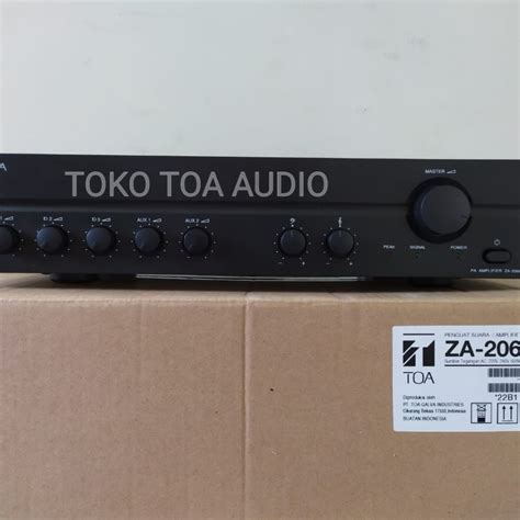 Jual Amplifier TOA 60 Watt ZA 2060 ZA 2060 Shopee Indonesia