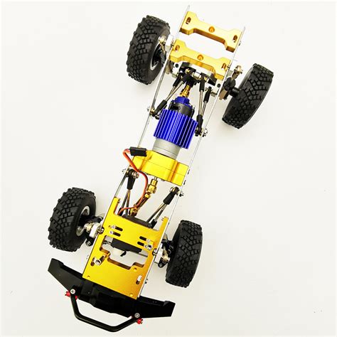 New Wpl Upgraded Metal Rc Car Chassis Unassembled Kit For Military