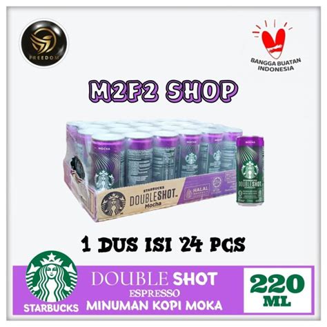 Starbucks Doubleshot Espresso Mocha Coffee Kaleng Can 220 Ml