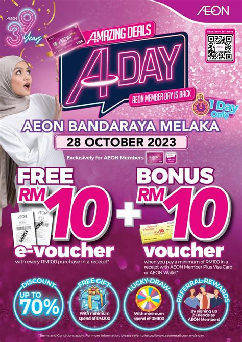 Aeon Bandaraya Melaka A Day Aeon Member Day Sale Oct