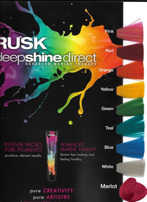 Deepshine Direct Intense Color Rusk Beautynova