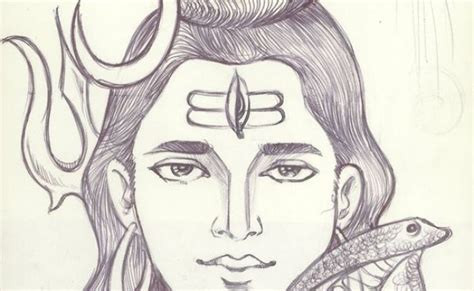 How To Draw Shiva Ling And Half Shiv Face Easy Shiv Ji Drawing Mahadev