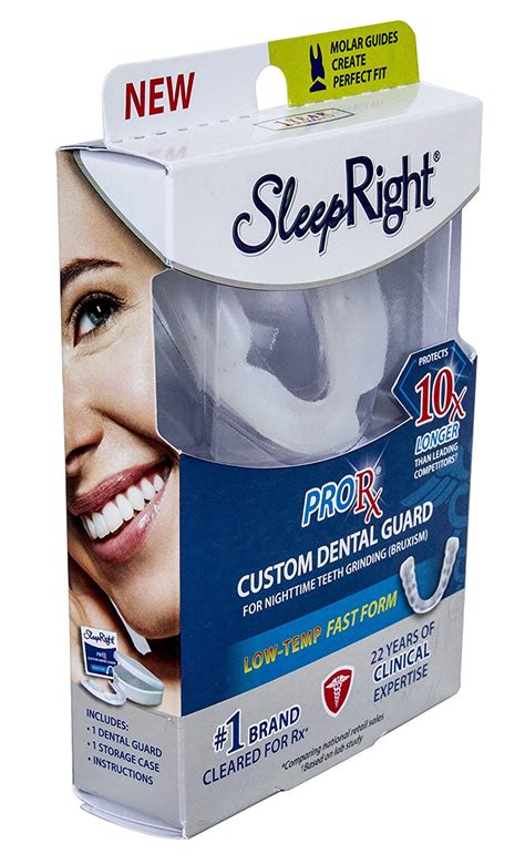 Sleepright Prorx Custom Fit Dental Guard Helps With Teeth Grinding