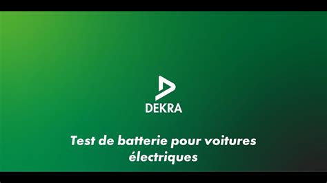 Test de Batterie pour véhicules électriques et hybrides YouTube