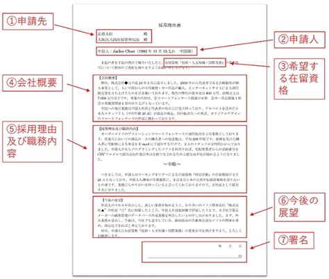 採用理由書とは？その実例と書き方の解説｜就労ビザ申請サポート大阪