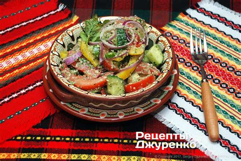 Салат из свежих овощей