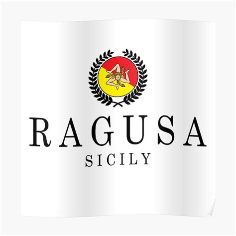 Ragusa Sicily Poster For Sale By Forzadesigns Redbubble
