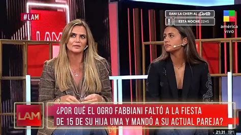 Uma La Hija Del Ogro Fabbiani Revel El Duro Motivo Por El Cual No