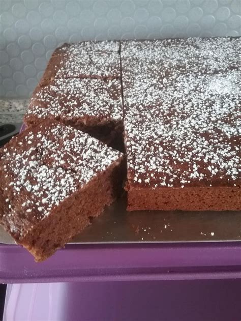 Variation Schoko Zucchini Blechkuchen für den großen Ofenzauberer von