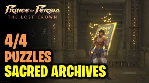 All Sacred Archives Puzzle Find A New Time Power Prince Of Persia