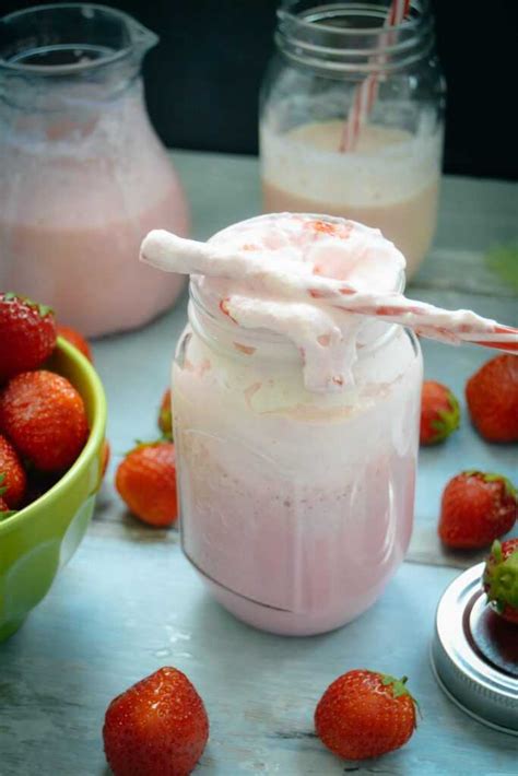 Erdbeermilch Einen Erdbeer Milchshake Selber Machen Kochen Aus Liebe