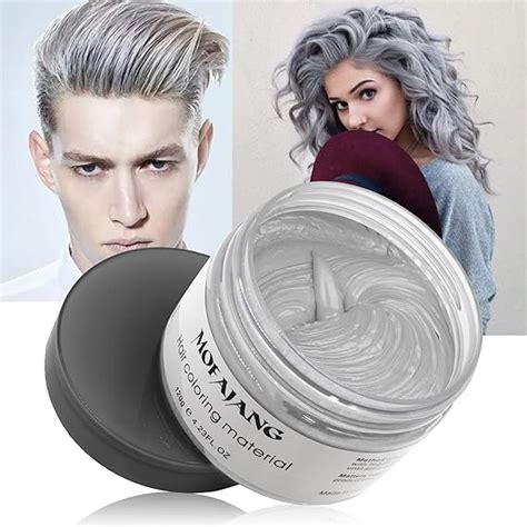 Amazon Volluck Silver Gray Hair Wax Pomades Oz Natural Hair